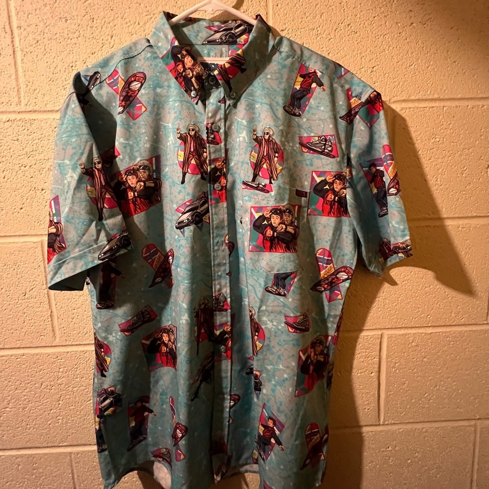 Back to the Future x RSVLTS Shortsleeved Button-Down